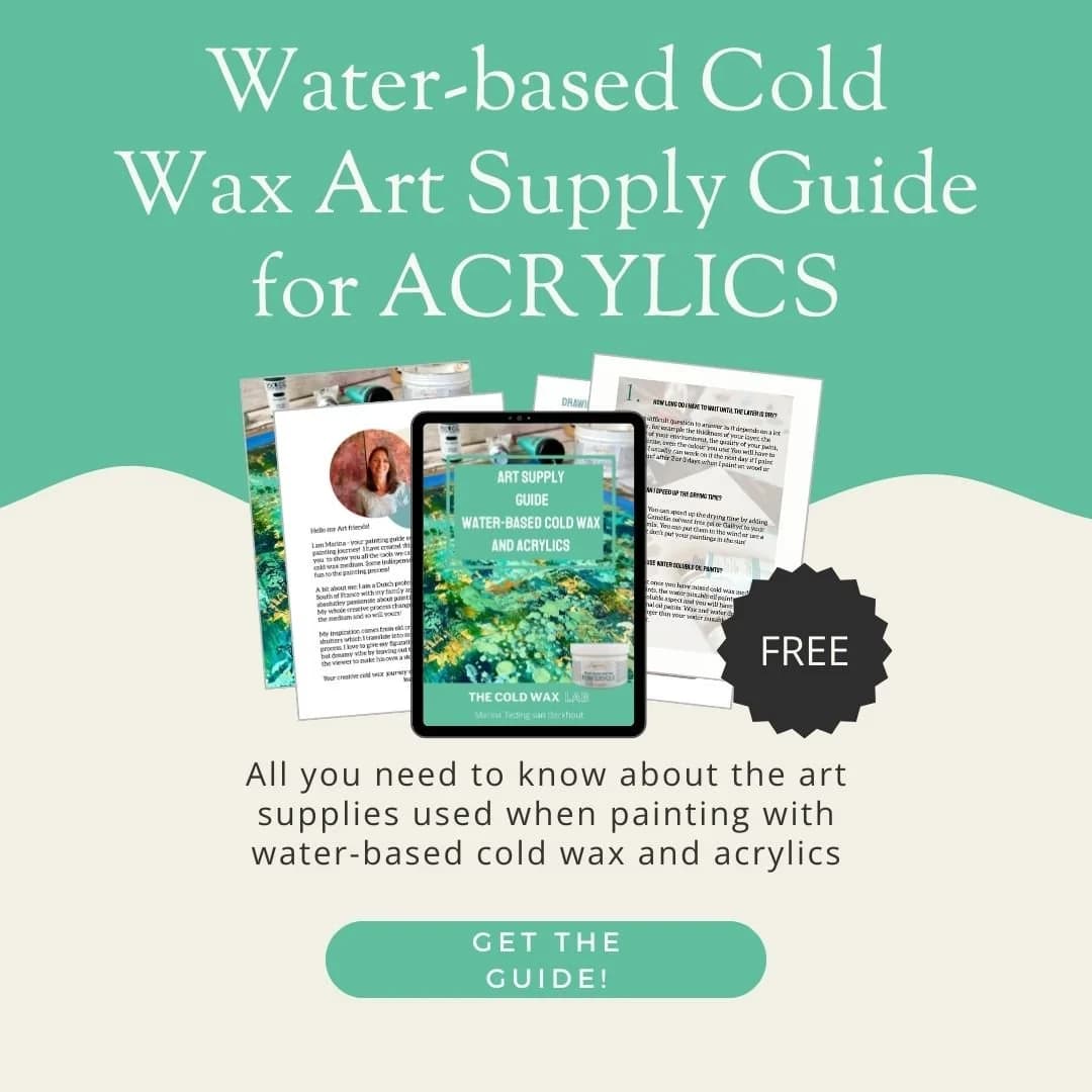 Free art supply guide for acrylics and Powerwax