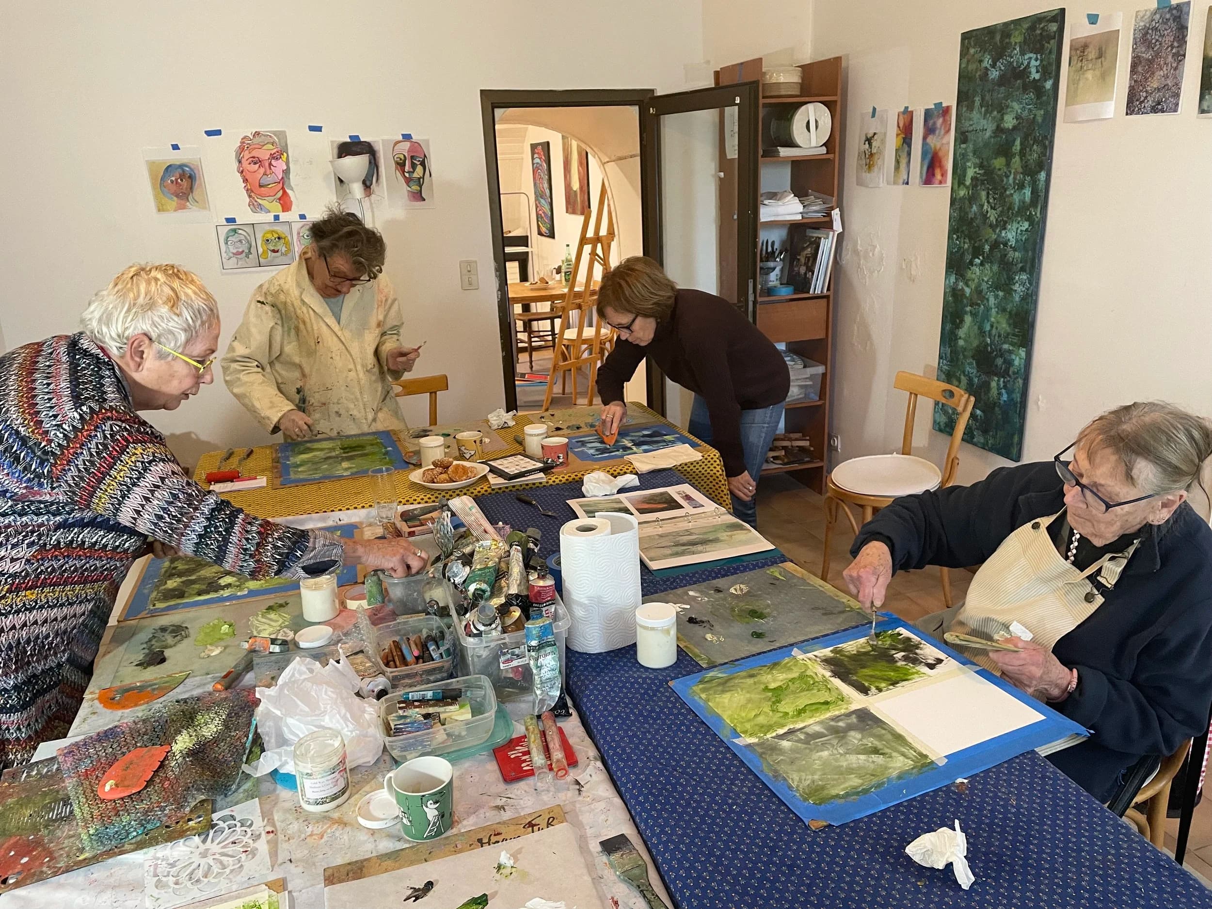 Workshop in the studio