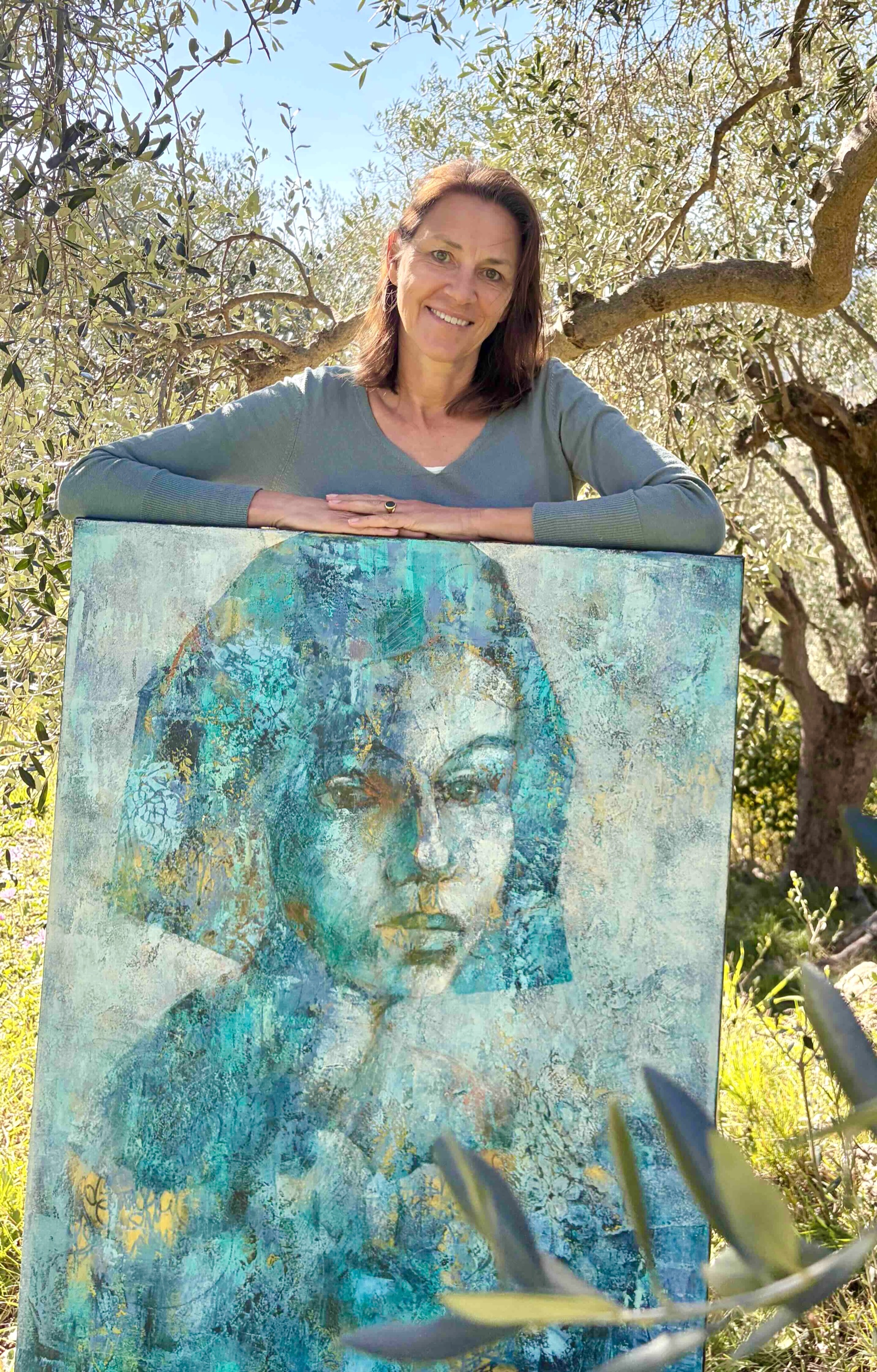 Marina Teding van Berkhout, cold wax and oils artist